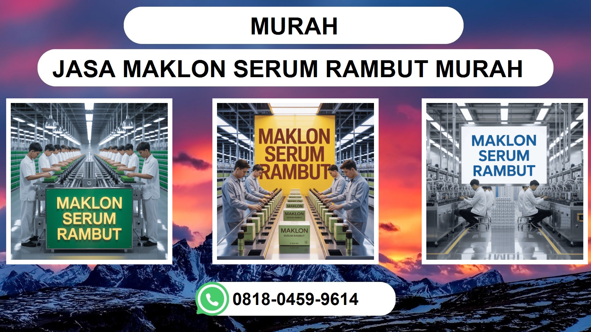Jasa Maklon SERUM RAMBUT Terlaris Murah - Alasan Kenapa Harus Memilih Ini