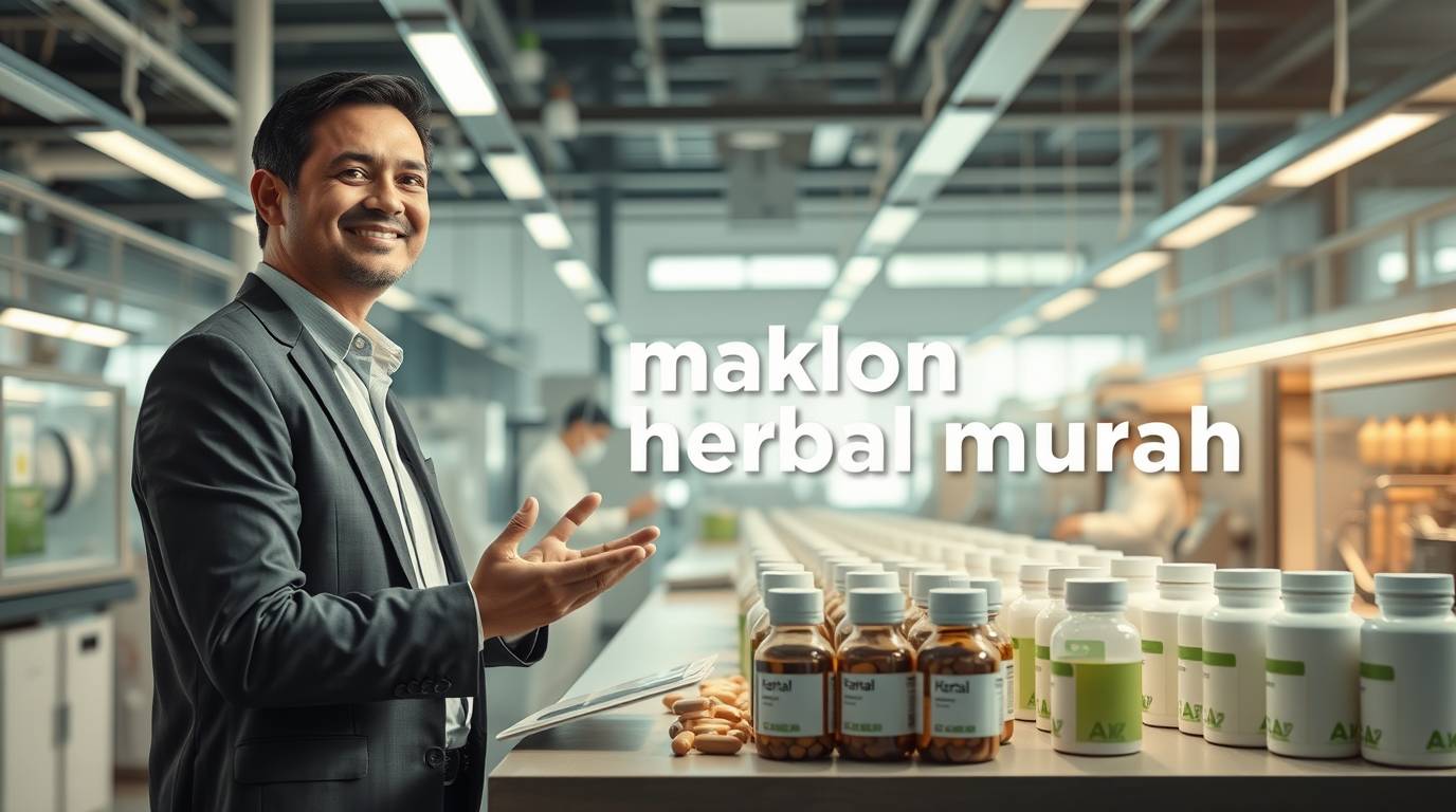 Jasa Maklon Herbal Untuk Skala Kecil hingga Besar Dengan Harga Terjangkau 2026