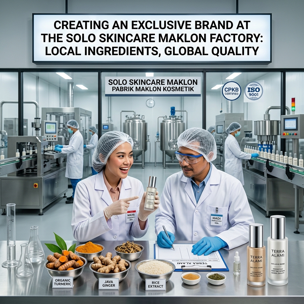 Panduan Memilih Pabrik Maklon Skincare Solo untuk Membangun Brand Eksklusif Lokal dengan Kualitas Global