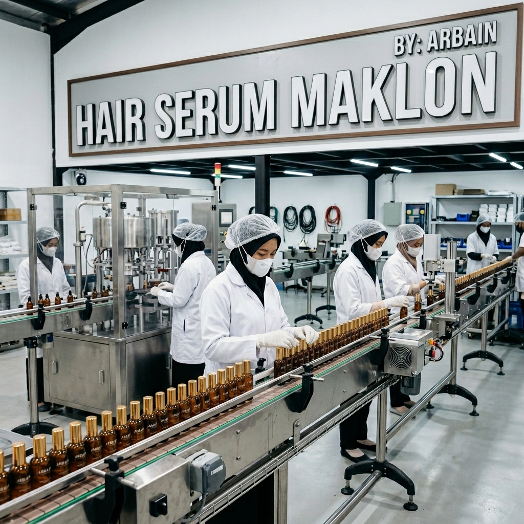 Keunggulan Pabrik Maklon Arbain dalam Jasa Maklon Serum Rambut