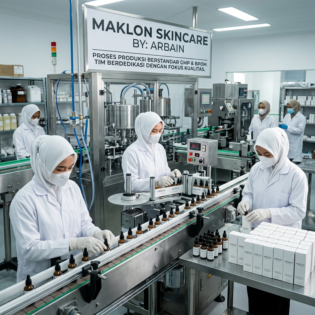 Rekomendasi Pabrik Maklon Arbain untuk Membuat Produk Kosmetik dan Skincare yang Berkualitas