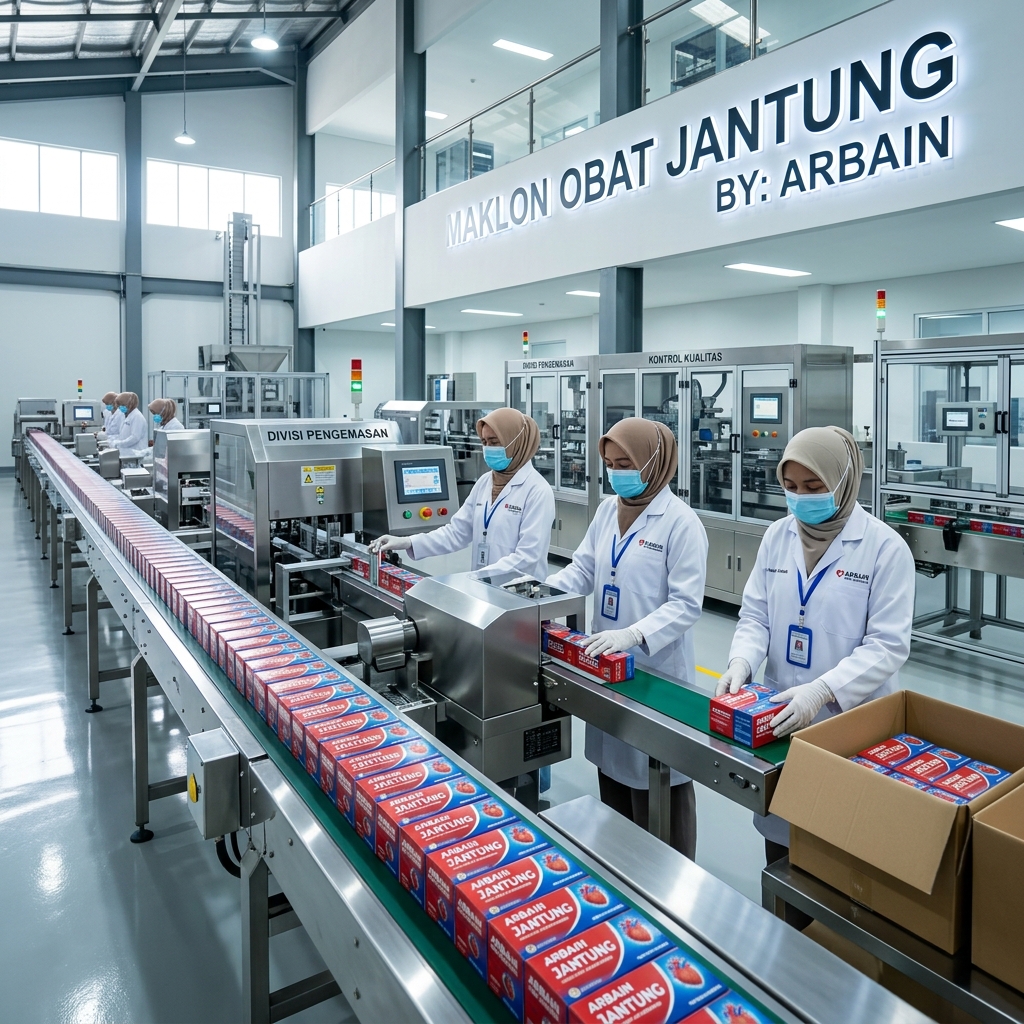 Bagaimana Jasa Maklon Arbain Bantu Mereka yang Ingin Membuat Obat Jantung Yang BPOM dan Halal MUI