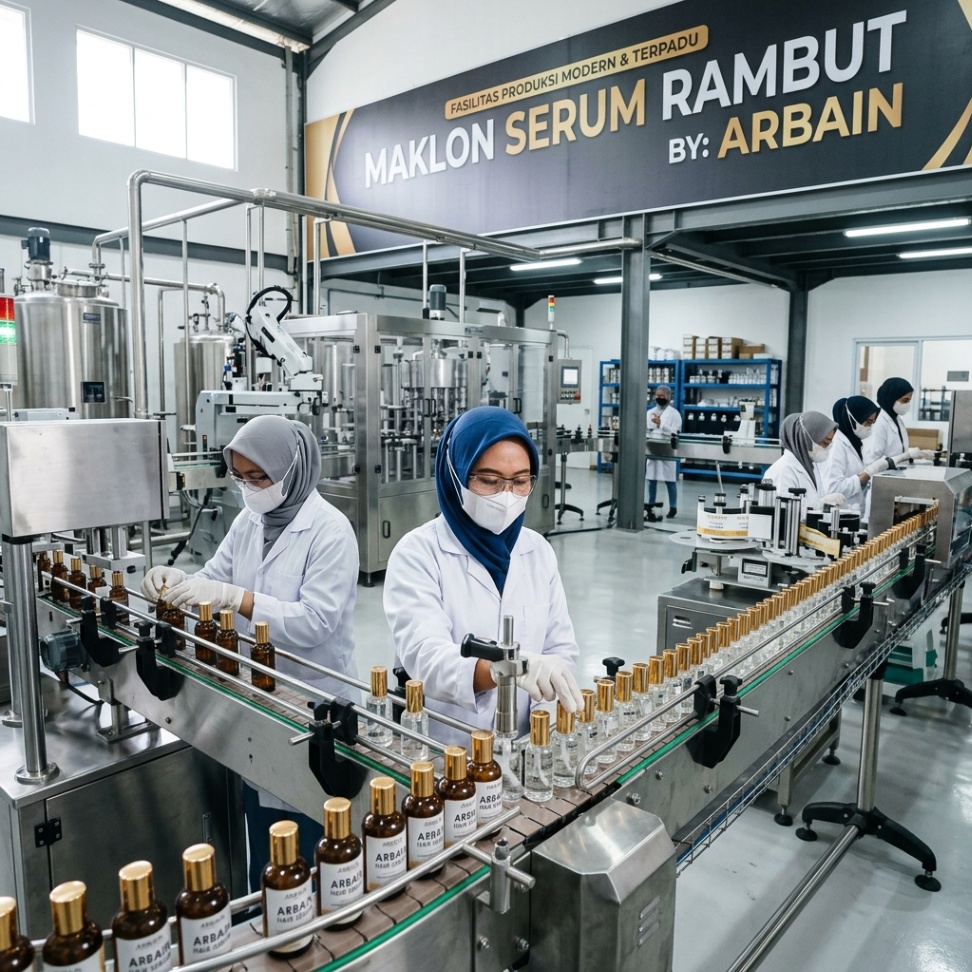 Perbandingan Maklon Serum Rambut: PT Arbain Jaya Investama vs Alternatif