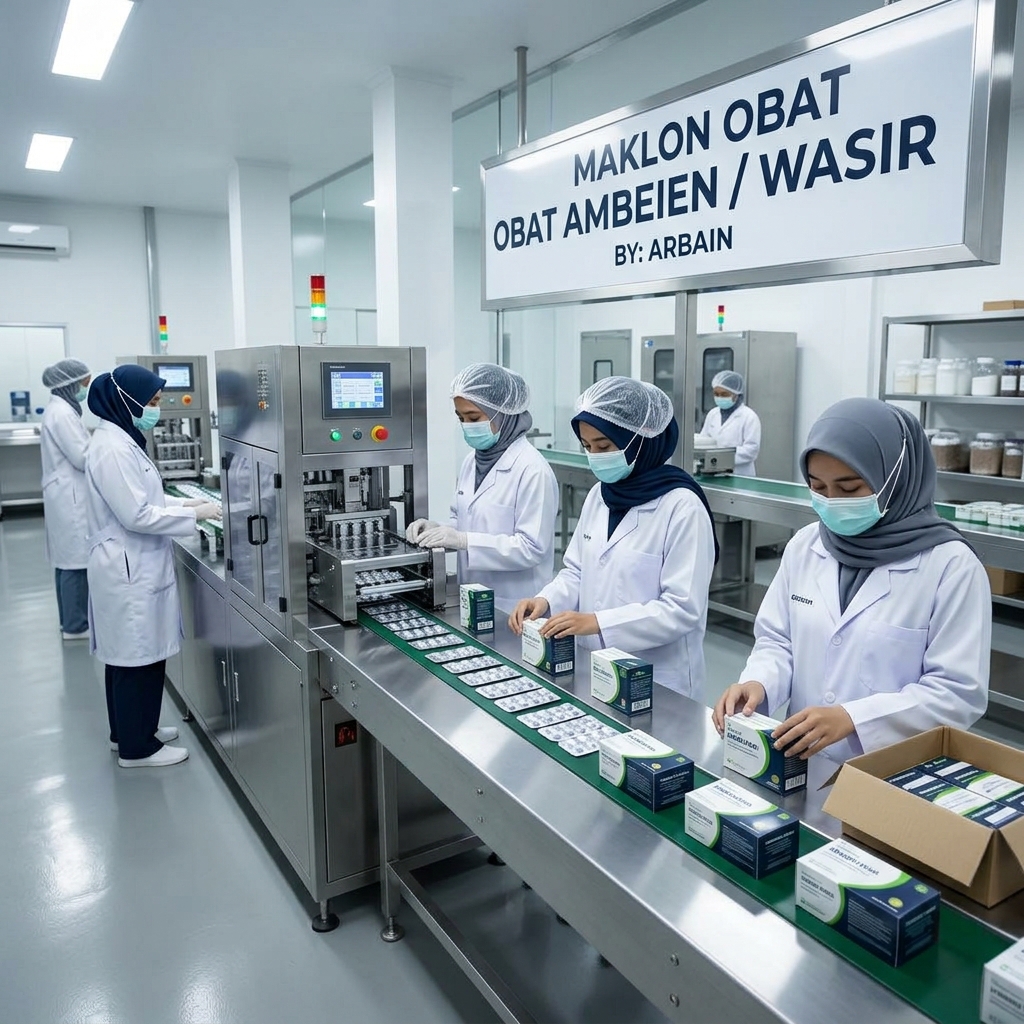 Rahasia Membuat Obat Ambeien/Wasir yang Efektif dengan Jasa Maklon yang Terpercaya