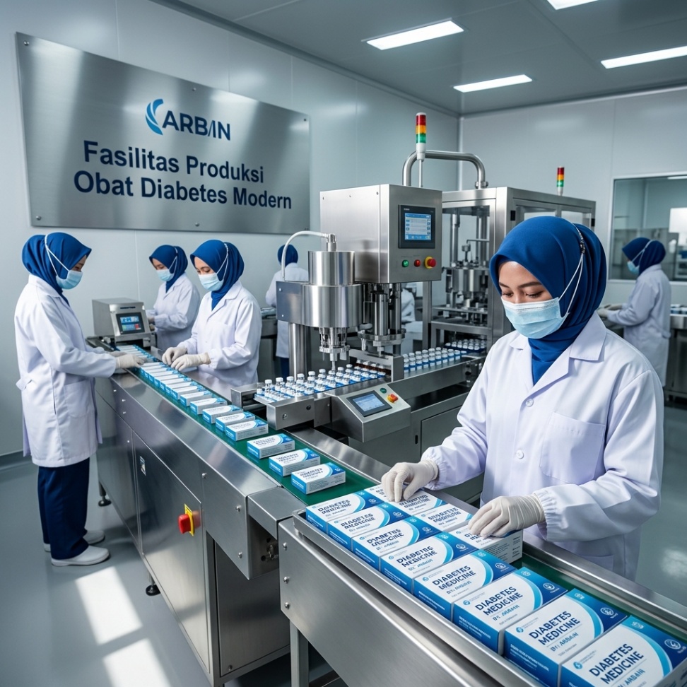 Bandung dengan Alternatif: Pabrik Jasa Maklon Obat Diabetes PT. Arbain Jaya Investama