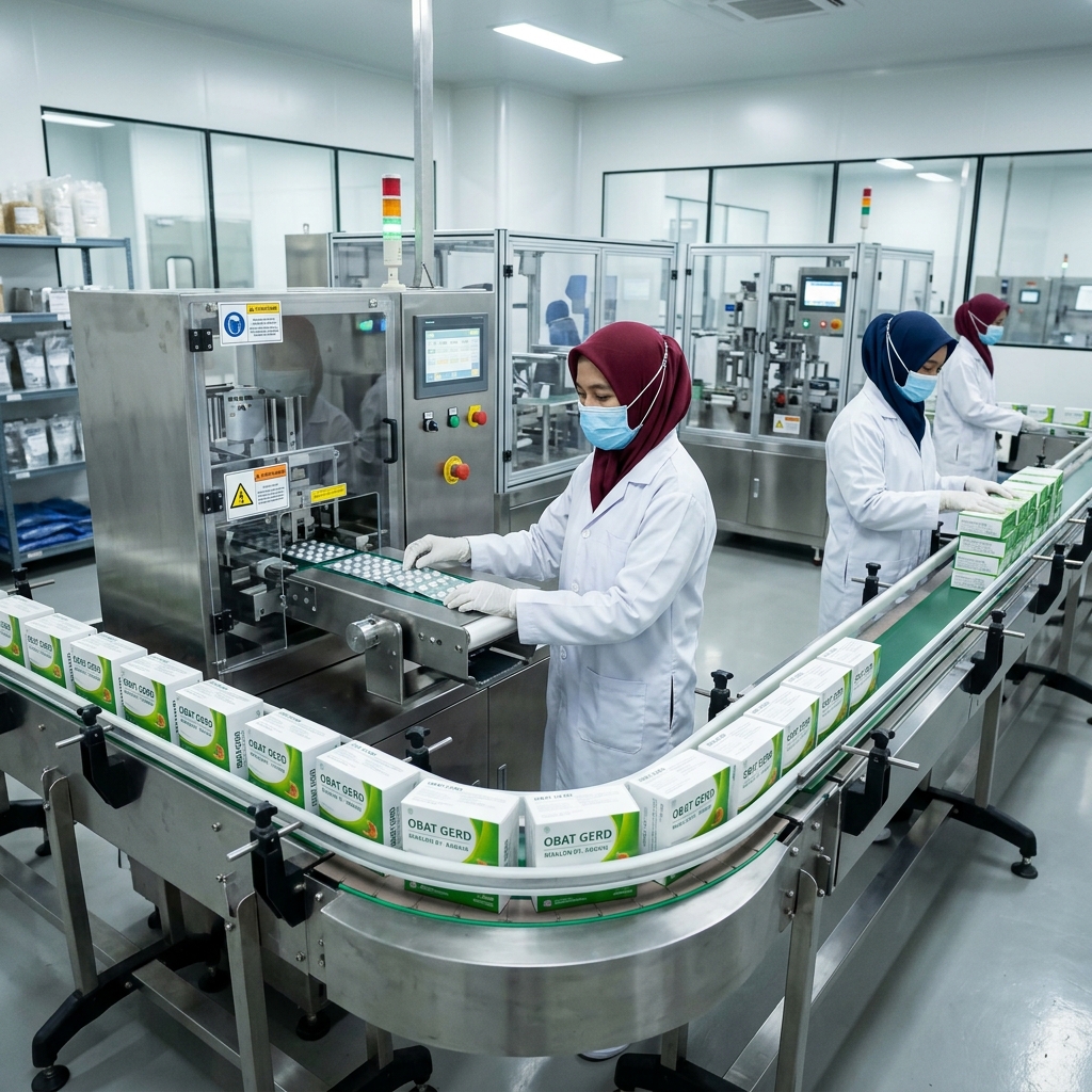 Cocok untuk Siapa: Pabrik Jasa Maklon Obat Asam Lambung / GERD PT. Arbain Jaya Investama