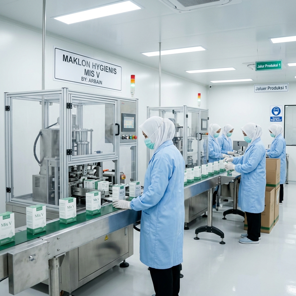Rekomendasi Pabrik Maklon Higiene Merek V Kewanitaan yang Berkualitas Tinggi di Indonesia