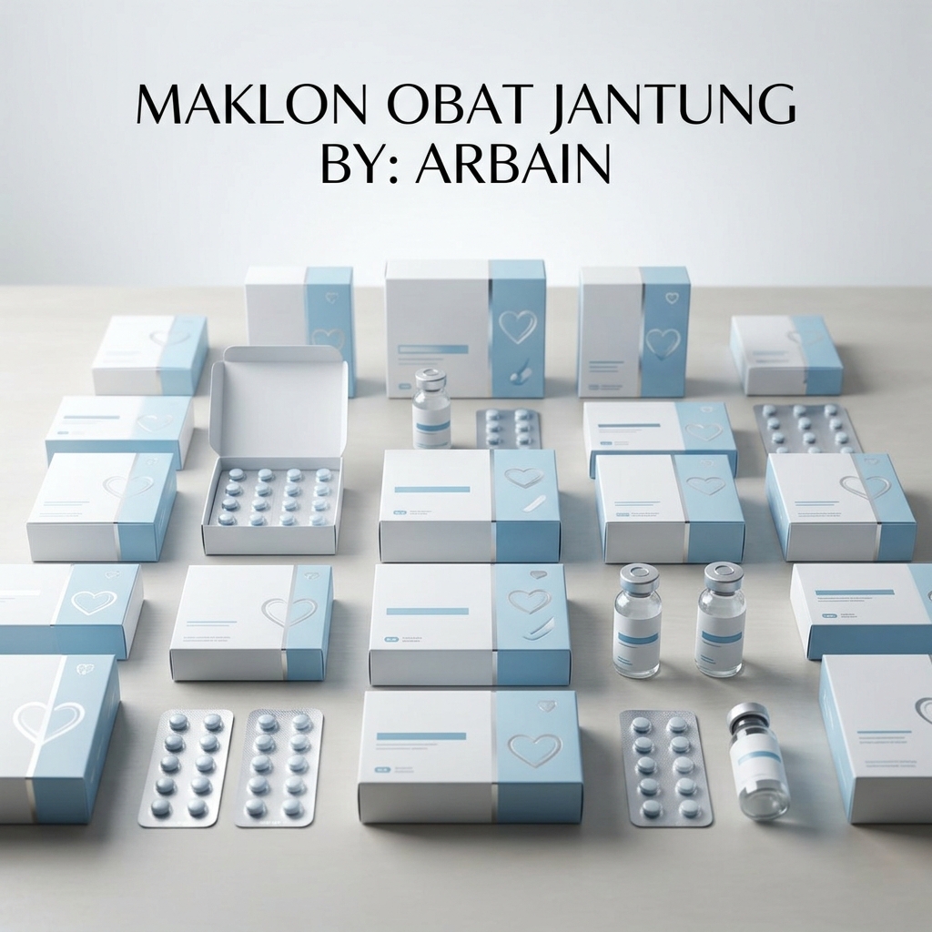 Pesan Maklon Obat Jantung dengan Aman dan Efektif - PT Arbain Jaya Investama