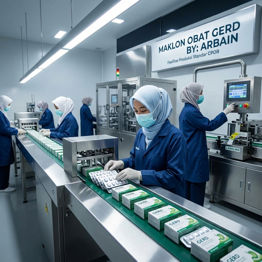 Keunggulan Pabrik Arbain dalam Membuat Obat Asam Lambung/Gerd yang Unik