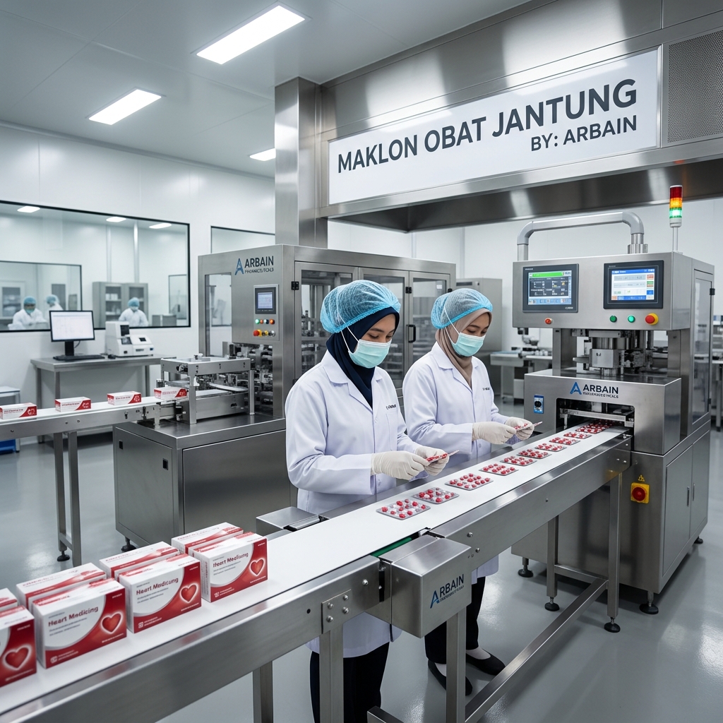 Jasa Maklon Arbain: Keunggulan dan Diferensiasi dalam Pabrik Jasa Maklon Obat Jantung