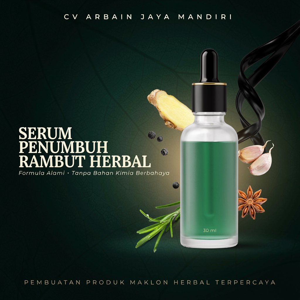 Maklon Hair Serum Vitamin E: Pilihan Terbaik untuk Brand Hair Care Premium